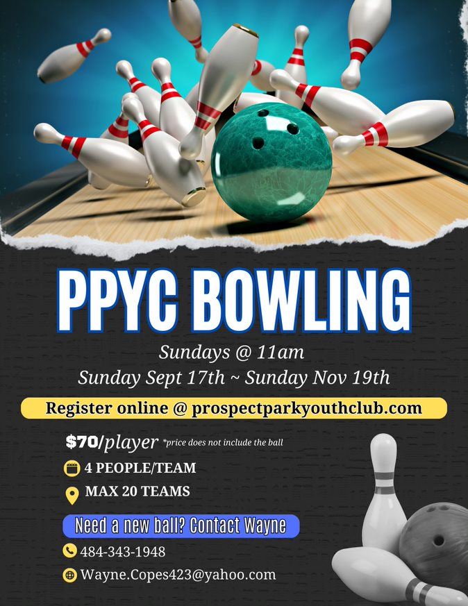  PPYC Bowling <b> Sept 17- Nov 19